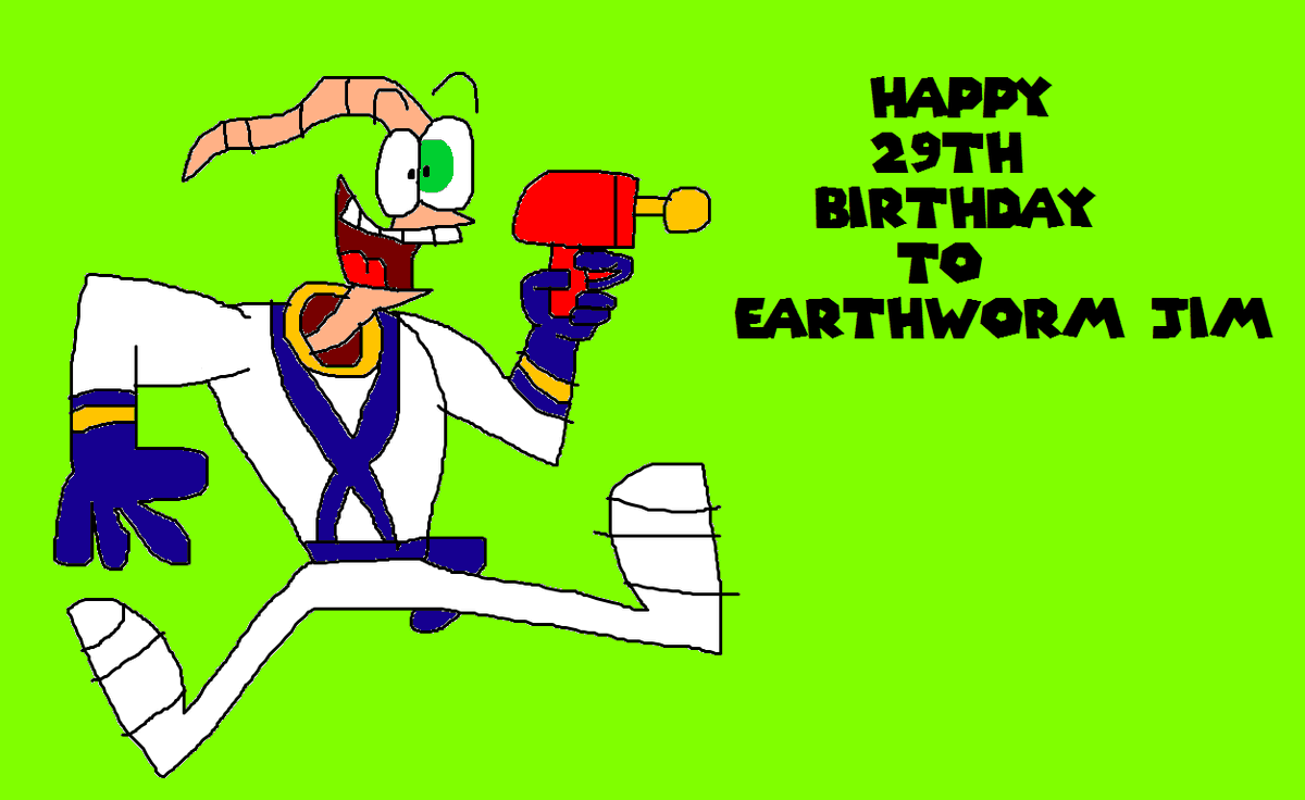 Happy 29th Birthday to Earthworm Jim
Groovy!!!
#EarthwormJim #EWJ #ShinyEntertainment