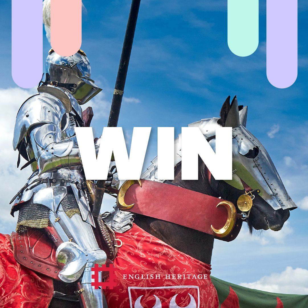 🏰To be in with a chance to WIN a pair of tickets at Eltham Palace, London or Kenilworth Castle to experience legendary jousting. 
🌟Like 
🌟Follow  
🌟Tell us your favourite <a href="/EnglishHeritage/">English Heritage</a>  site. 
Visit ow.ly/VL2Y50OJPhL for T's &amp; C's #MyCSSC #Competiton