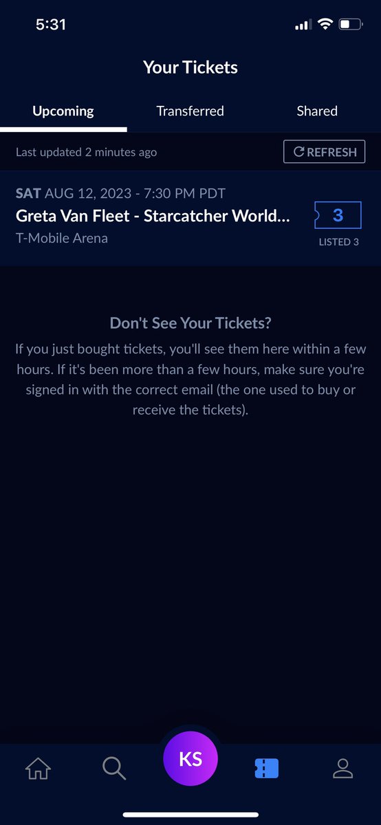 kierstenssmith's tweet photo. SELLING 3 Lower bowl tickets for Greta Van Fleet concert in Las Vegas on Aug 12. DM if interested!! $200/ticket 
#starcatcherworldtour #gretavanfleet #gretavanfleettickets #concerttickets #lasvegasconcert https://t.co/N5d9hP2Ads