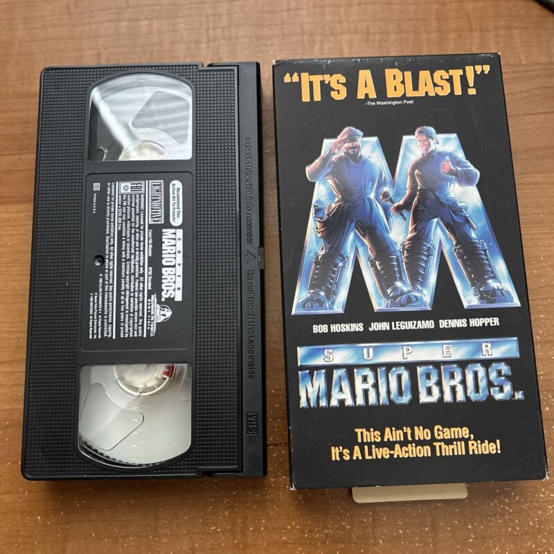 I Want My VHS on Twitter "ad Super Mario Bros. VHS (1993) Movie RARE
