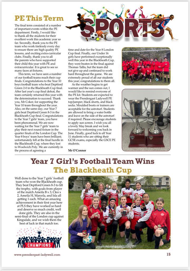 June 2023 newsletter: PE edition