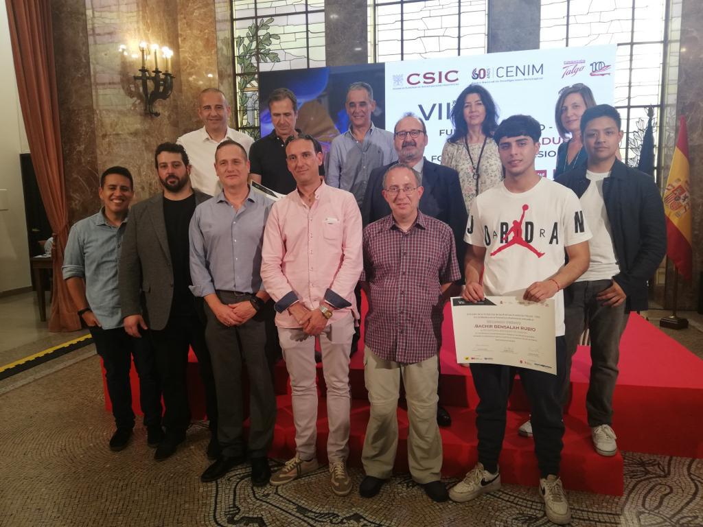 Recogida de #premiosTalgo junto con el #CSIC de la Familia Profesional de #FabricaciónMecánica. Contó con la presencia del Director General de Secundaria, José María Rodríguez Jimenez en la sede central del  Consejo Superior de Investigaciones. 
#CSIC
