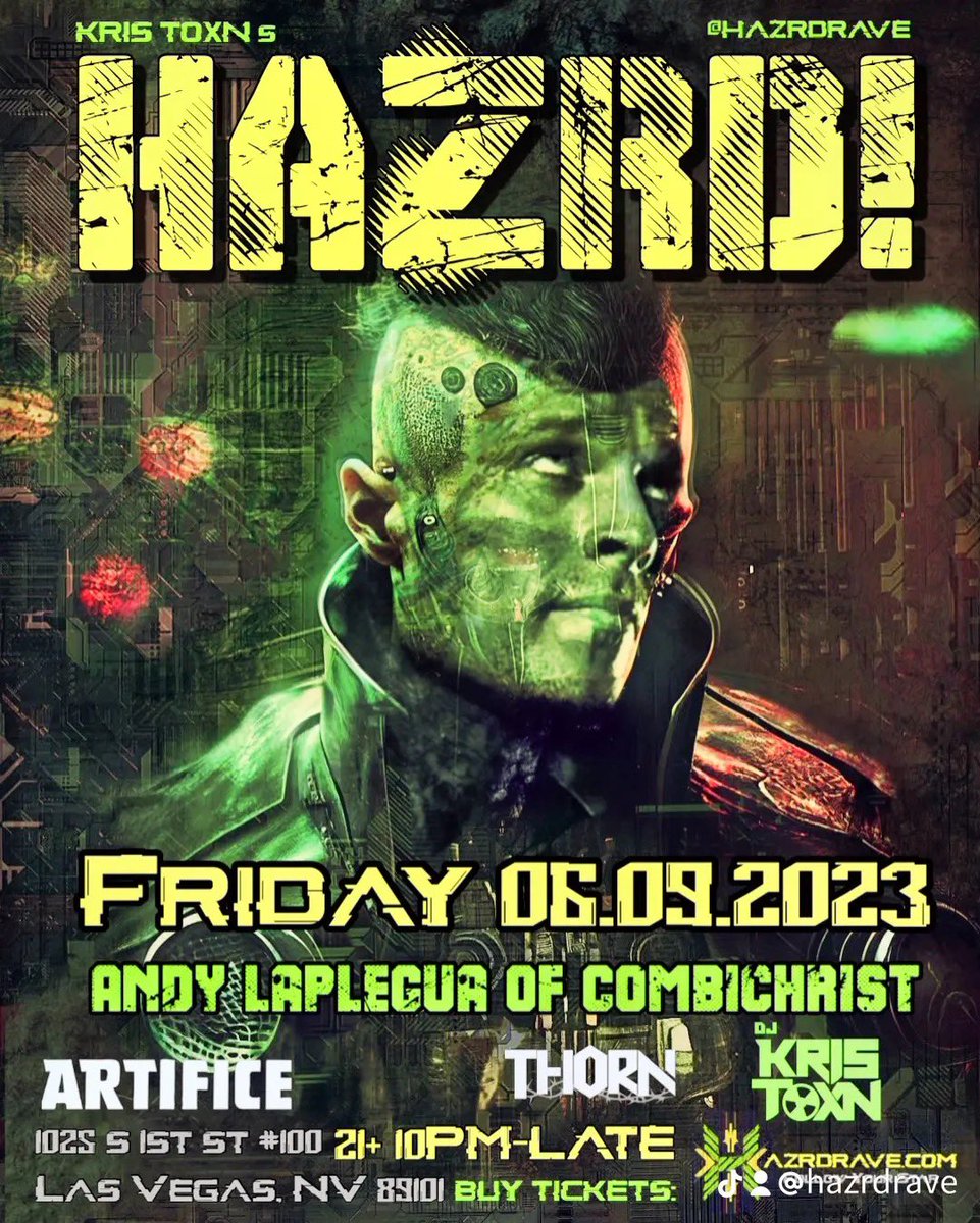 Tonight!! #industrial #EBM #goth #cyberpunk #cybergoth #lasvegasnightlife