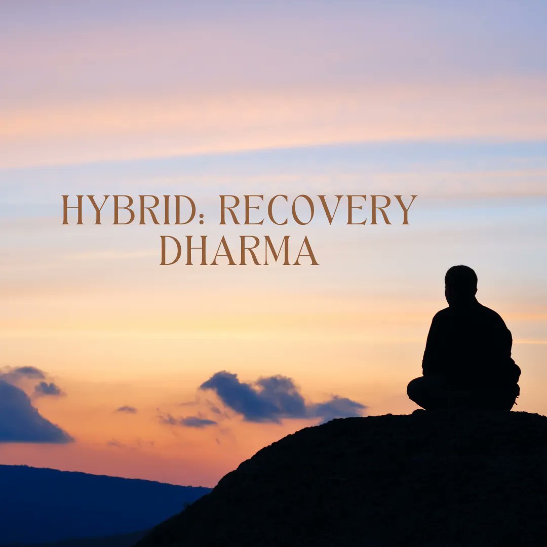 DharmaClctive's tweet image. 𑁍 Friday 6 - 7 pm: Recovery Dharma (Hybrid) meets to apply Buddhist principles and practices to the suffering of addiction and addictive behavior. Open to anyone interested in recovery of all kinds.
buff.ly/3DRmM5P

#peersupport #TakeRefuge #addiction