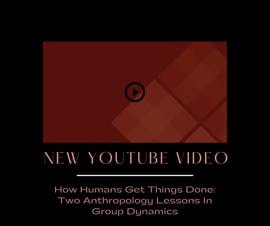 Watch here: buff.ly/45QvX40

#anthropology
#LifelongLearning
#PersonalImprovement
#LifeSkills
#Adulting 
#YouTubeVideos
#WhatIsAnthropology
#ATasteofAnthropologyTheBook
#WorkerbeeWisdom
#BeMoreHuman
#KnowYourselfKnowYourWorld
#ProfessorBurlingame