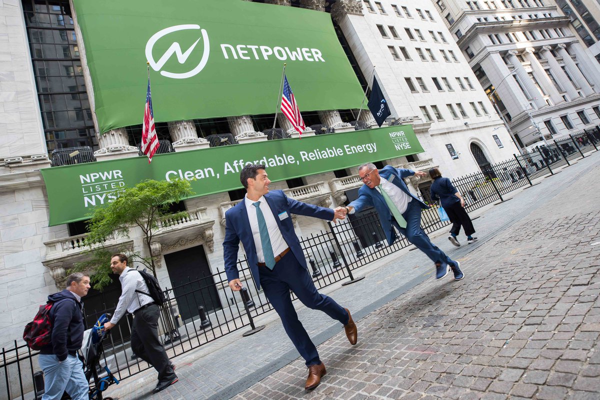 Passing of the baton from one of the greatest CEO’s, Ron DeGregorio, to this guy….big shoes to fill! the team and I will do our best to change the world and make you proud $npwr