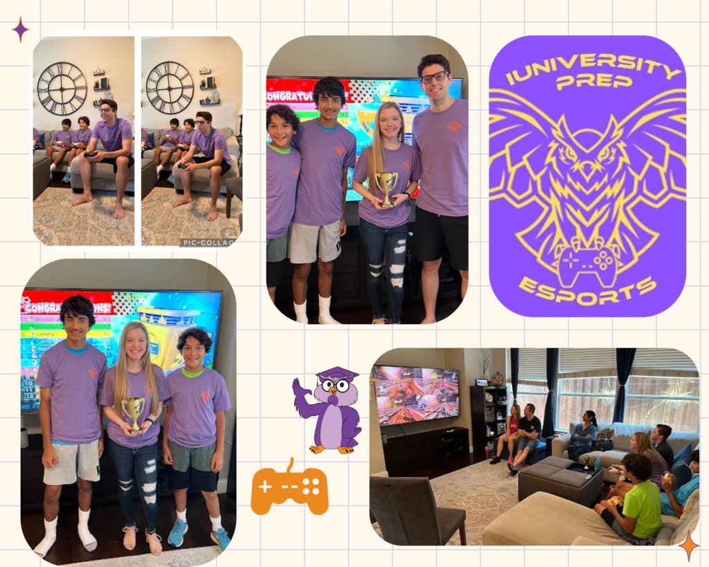 🦉What's cooler than playing Rocket League at your science teacher's house to kick off the summer? ☀️                      
🎮iUPrep Esports State Championship team had an end of the school year get together at Mr. Duban's. We are looking forward to another successful year! 🏆