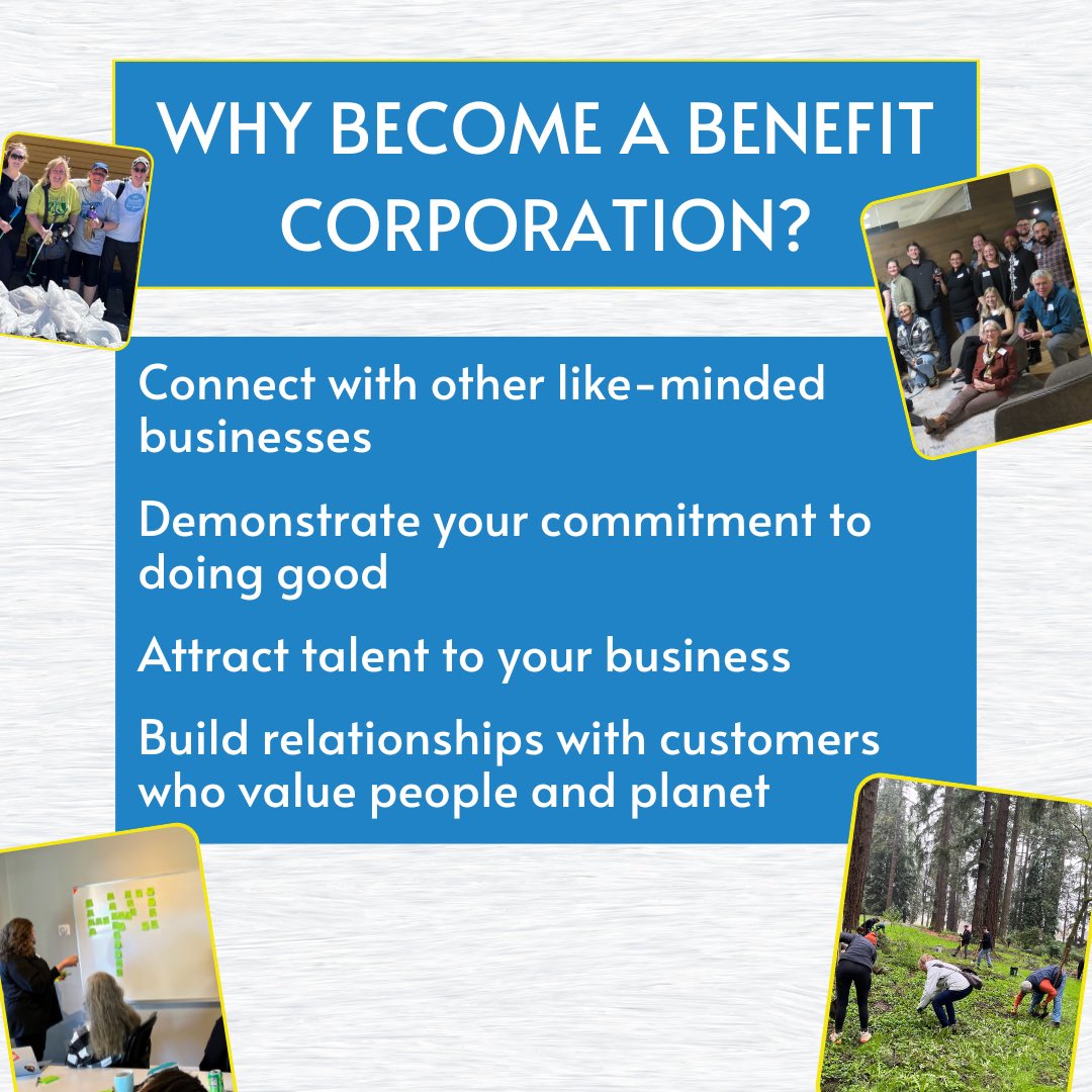 For the month of June, we're offering 25% off certification to BIPOC-owned or LGBTQIA+-owned businesses. We believe that a good community is an inclusive one. 

Send an email to tom@benefitcorporationsforgood.com to let us know you’re interested!