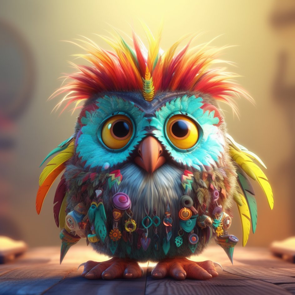 "Flamboyant owls"
#midjourney, #midjourney5, #midjourny51, #midjourneyv51, #aiartcommunity
