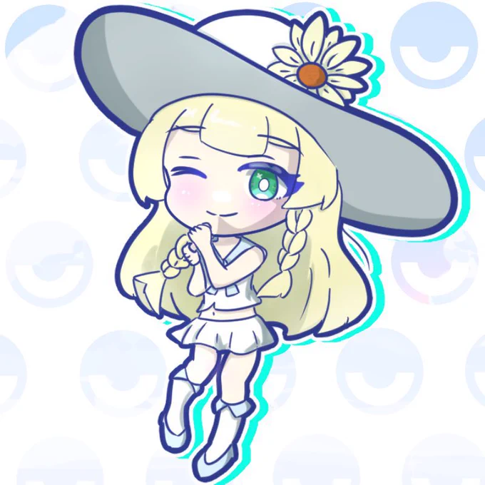おはようございます今日も素敵な1日を〜#ポケモン #リーリエ 