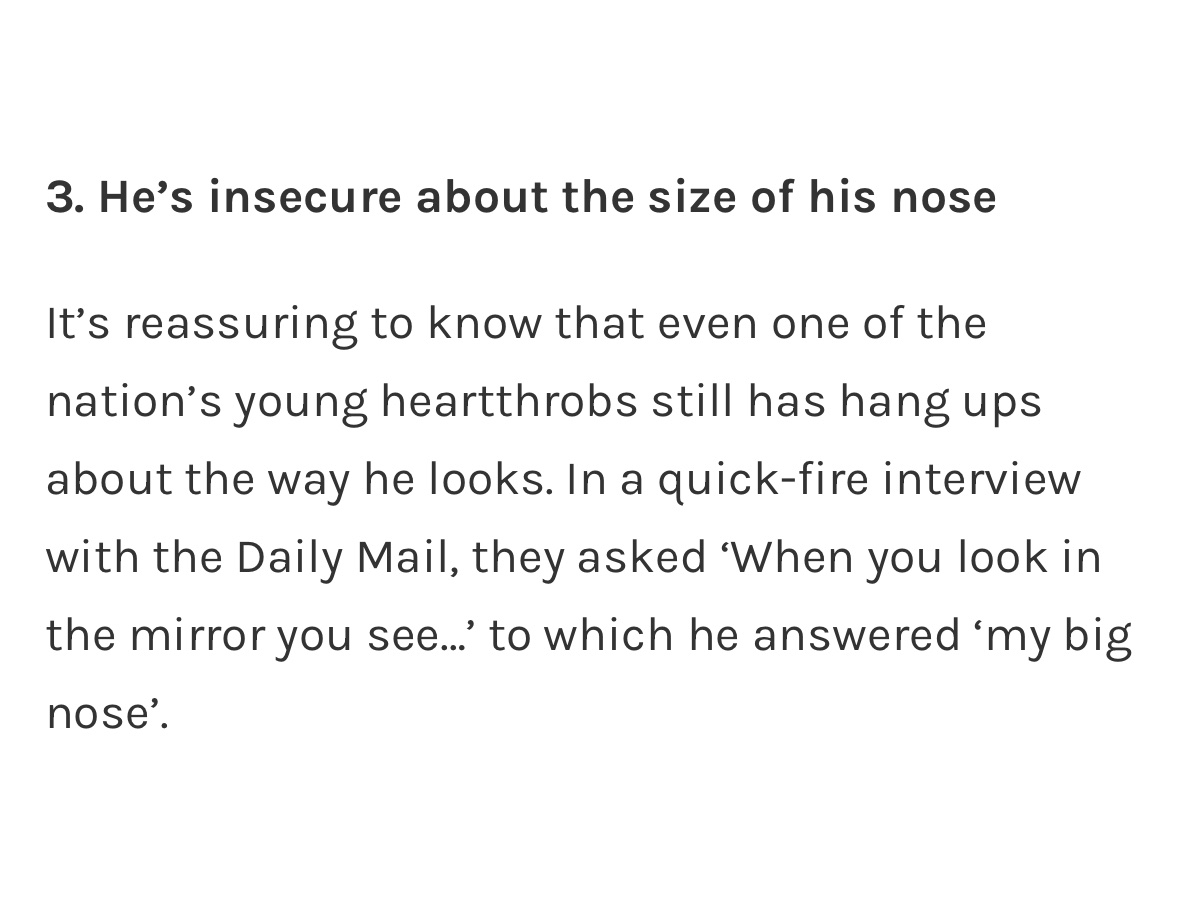 Saw this about @jginorton #jamesnorton because I have the exact same nose as him and I am so insecure about the side of it and had to laugh #bignoses #happyvalley