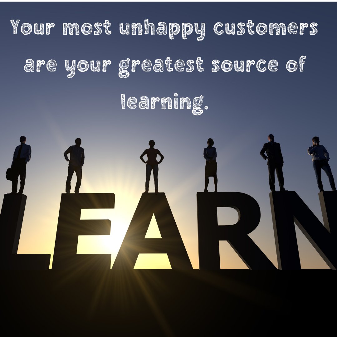 LocalMagnifier's tweet image. Your most unhappy customers are your greatest source of learning.