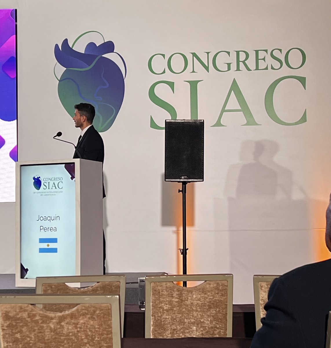 drluisgonzalezc's tweet photo. Dr. Joaquin Perea @JoaquinPerea15 
Coordinador De Unidad Coronaria
Sanatorio Guemes
“Selección de pacientes para trombectomía mecánica”
@SIAC_cardio #SIAC23 #SIAC2023 https://t.co/RwTR6oMJHG