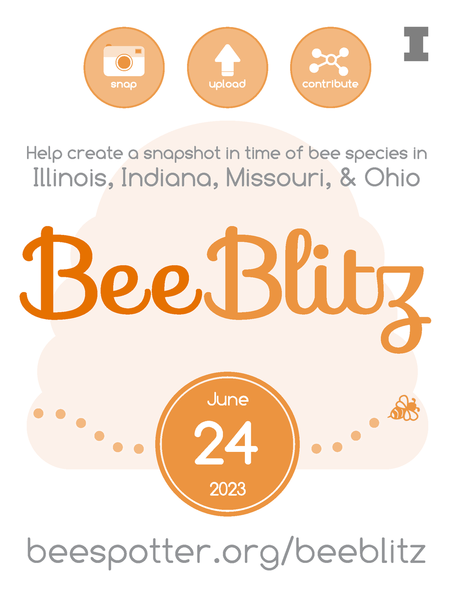 Just 1 week from today, the 9th annual #BeeBlitz will help celebrate #PollinatorWeek once again! Will you join us on Saturday, June 24, to help us find those #honeybees &amp; #bumblebees?

beespotter.org/beeblitz