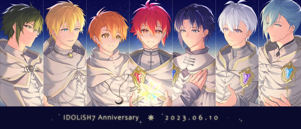 ✨🌈✨掴み取れば明日は何色にも変わる✨🌈✨
おめでとう！！
#IDOLiSH7記念日2023