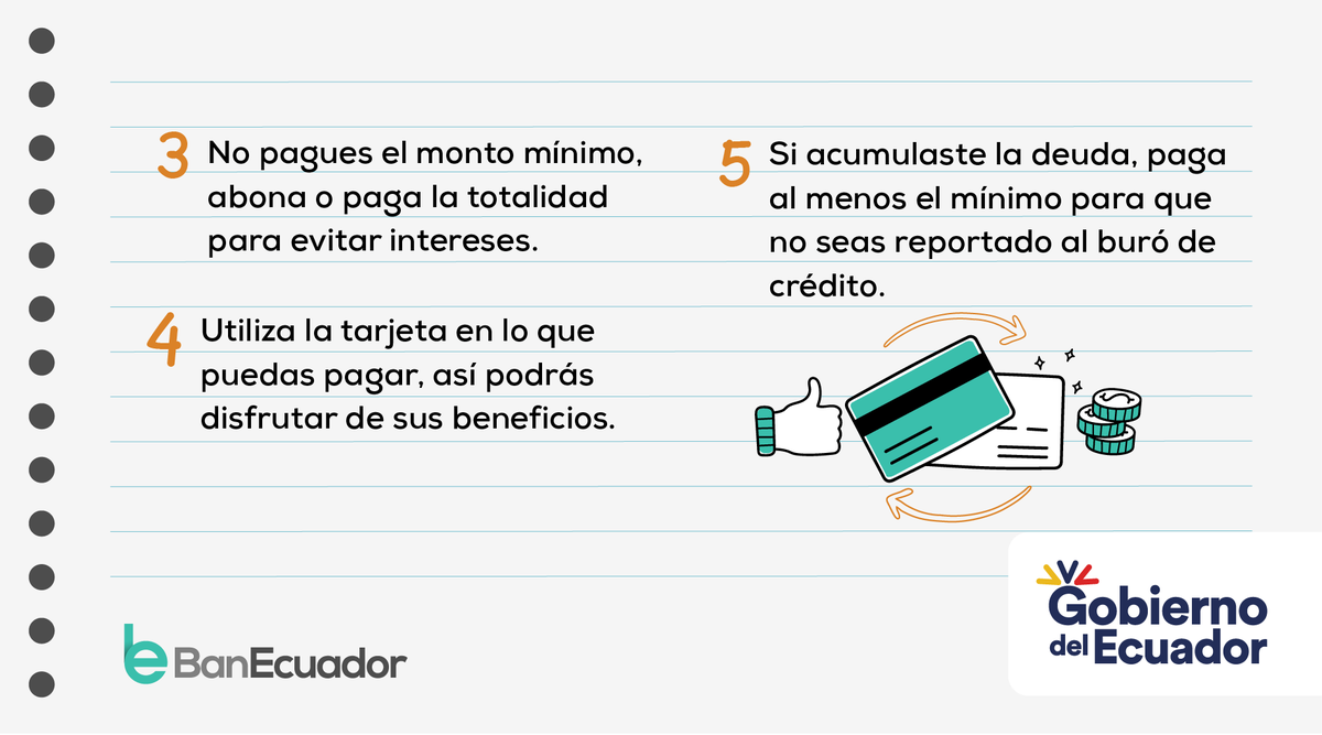 BanEcuadorBP's tweet photo. ¿Sabías que una tarjeta de crédito bien utilizada puede ser una excelente herramienta financiera? 📷

Aprende a administrar tus gastos, evitar deudas innecesarias y mejorar tu historial crediticio con estos 5 consejos. 📷📷

#BanEcuadorCuidaTusFinanzas https://t.co/ejFfGVLwWo