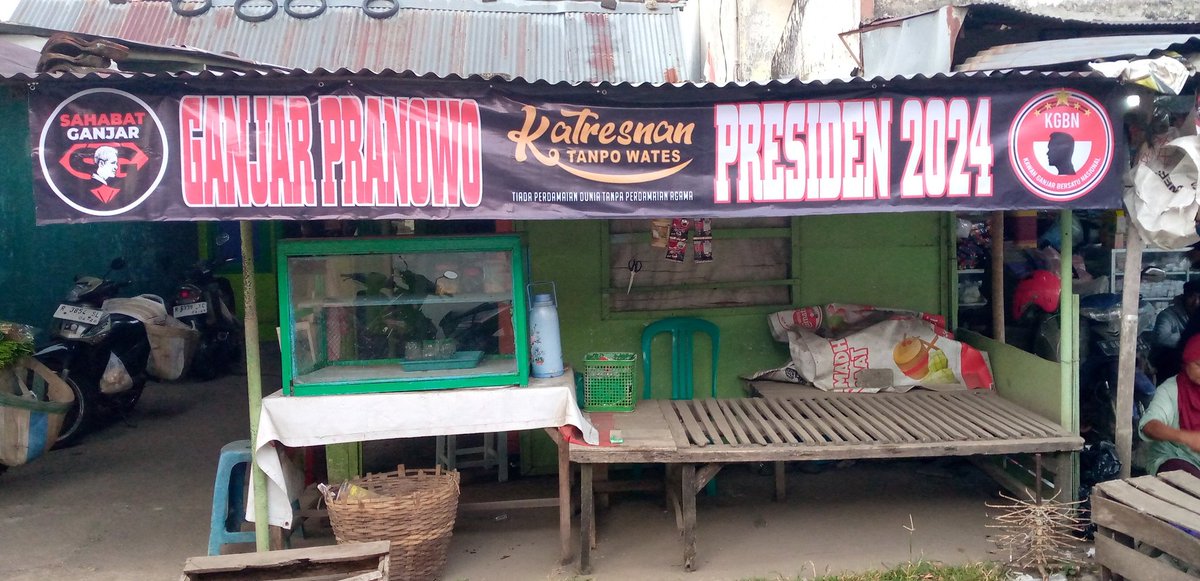 Kolaborasi relawan SAGA, Katresnan Tanpo Wates dan KGBN untuk memenangkan Ganjar Pranowo di Purbalingga Jawa Tengah