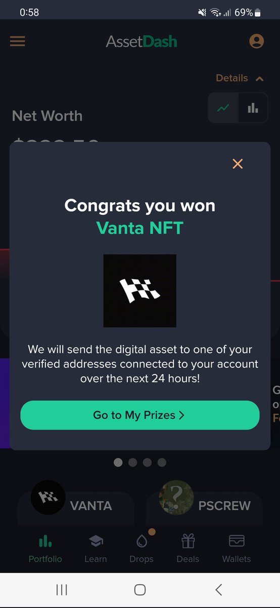3xav3's tweet photo. Thxs to @assetdash for my second Vanta Nft.
Just in time before reveal.
LFG 🔥🔥🔥 https://t.co/EDLZI7oHv7
