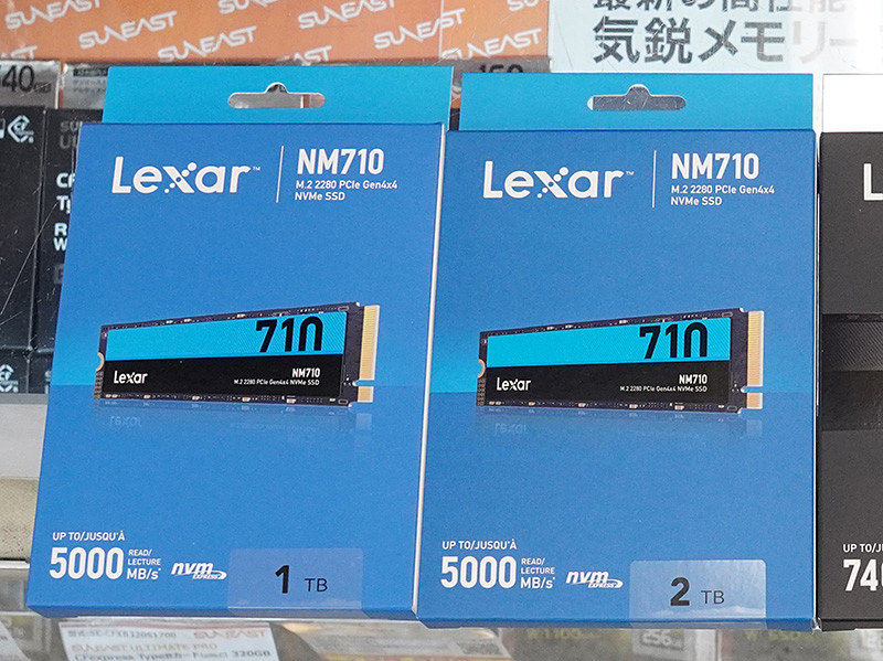 更新：LexarのPCIe 4.0対応SSD「NM790」「NM710」が入荷、価格は2TBは10,980円から akiba-pc.watch.impress.co.jp/docs/news/news… #自作PC #Lexar