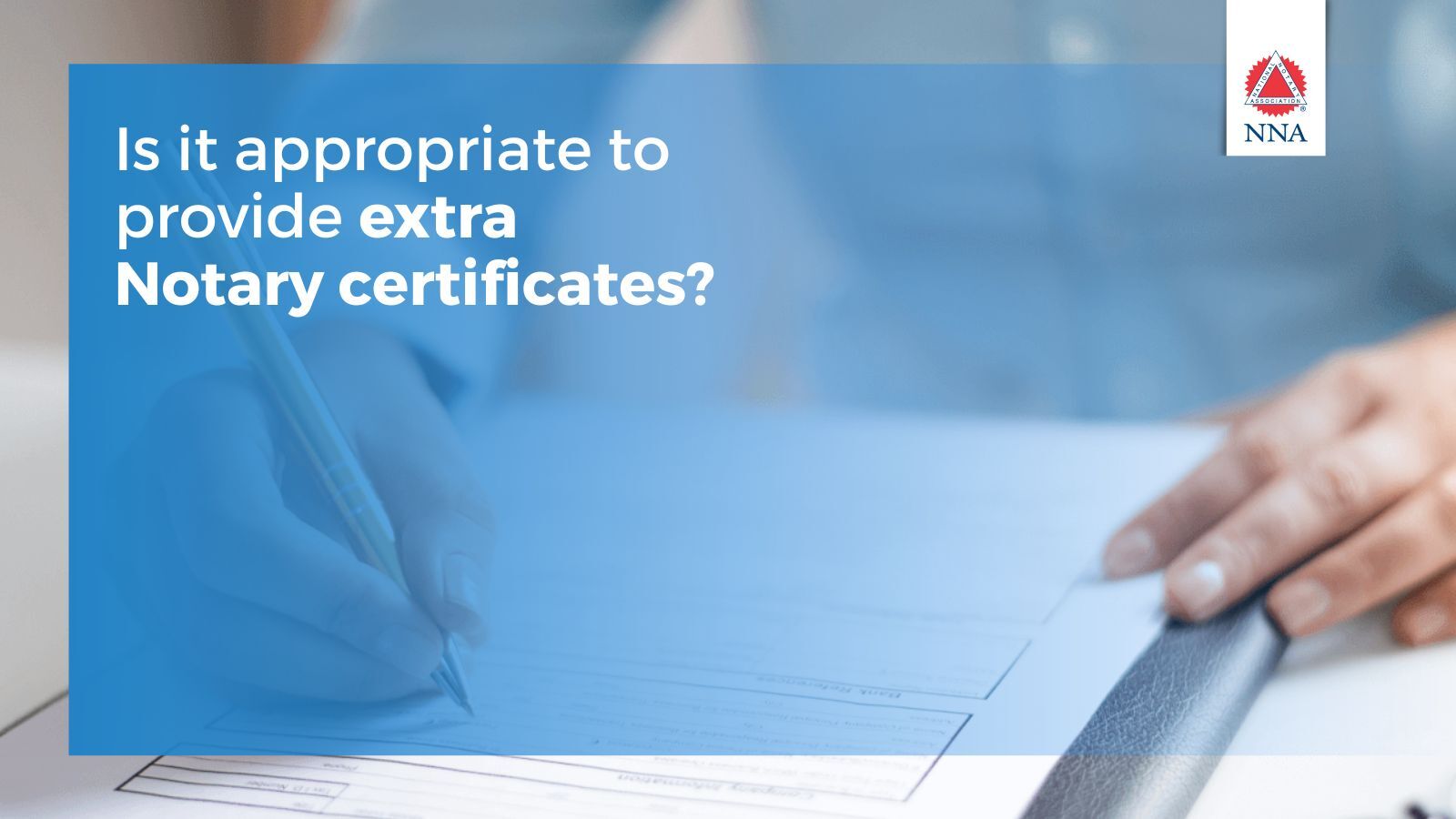 National Notary Association on Twitter "The NNA is launching https//t