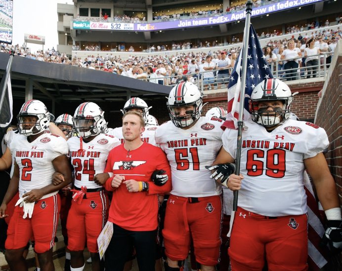 CamMcGuire06's tweet photo. #AGTG After a great conversation with @APSUCoachSW I’m blessed to receive a D1 offer from Austin Peay State University @Coach_Avina @CoachJ_Fish @DruSmith8 @WoodrowFootball @OldSchoolQB https://t.co/0ppQfj6CVc