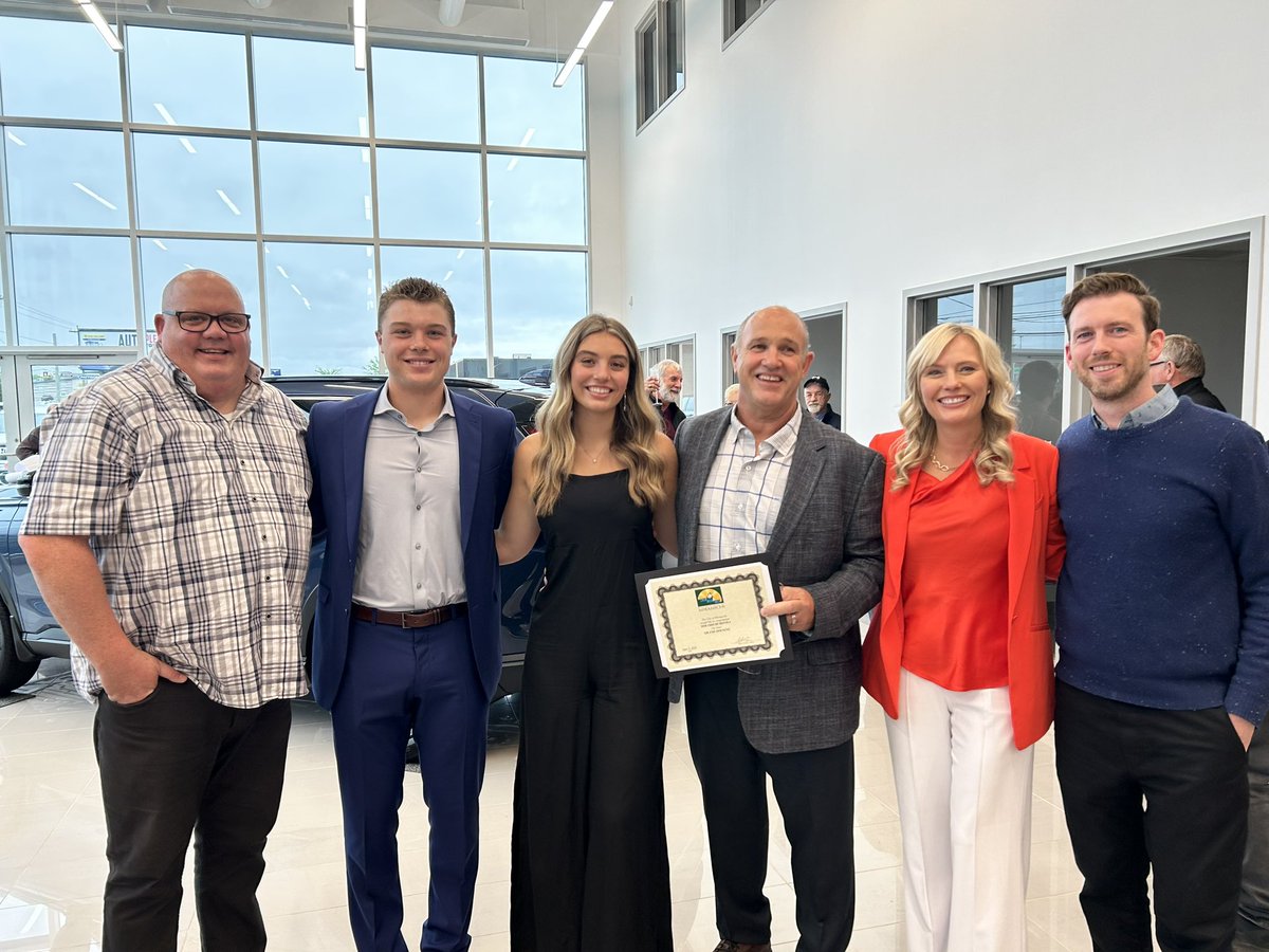 PQMiramichi's tweet photo. Congratulations to Wade and Julie Humphreys, their family and the entire Miramichi Honda team on the Grand Opening of their new location in Douglastown. Thanks for your continued investment in our community. #Miramichi https://t.co/D8ZSw4d74X