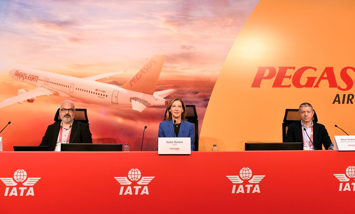 TravelMole's tweet photo. Güliz Öztürk, CEO of Pegasus Airlines: "With our strong performance in 2022, we became the airline with the highest operational profitability in the world"
https://t.co/Dms3qUVll7
#IATA #PegasusAirlines https://t.co/Ggw28XGNeh