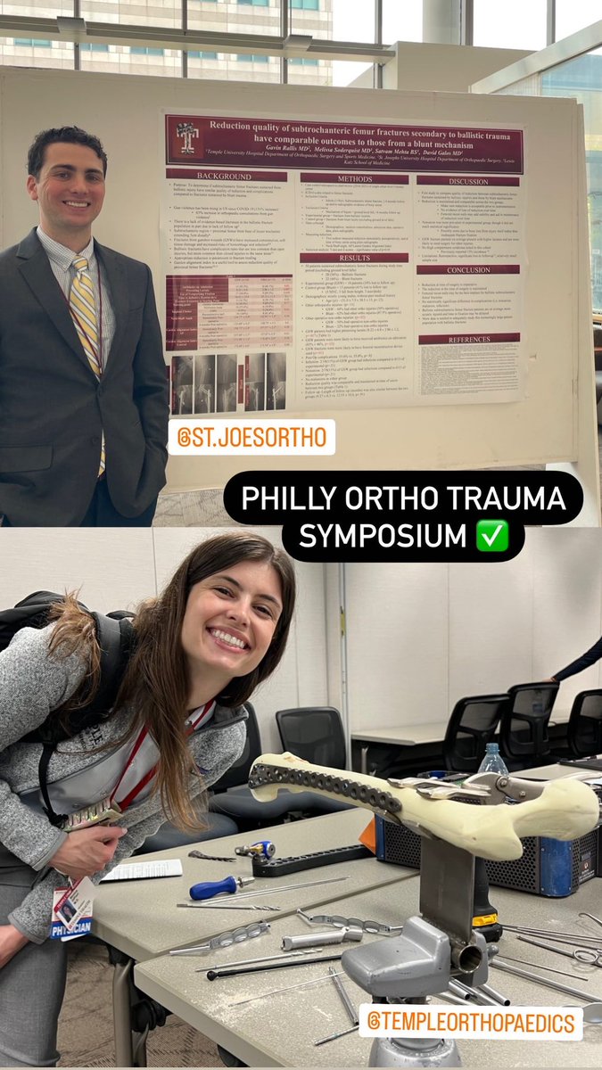 Great educational experience at the 15th annual Philly Ortho Trauma Symposium. Many informative panels and sawbones labs made for a great day
<a href="/OrthoClips/">OrthoClips</a>