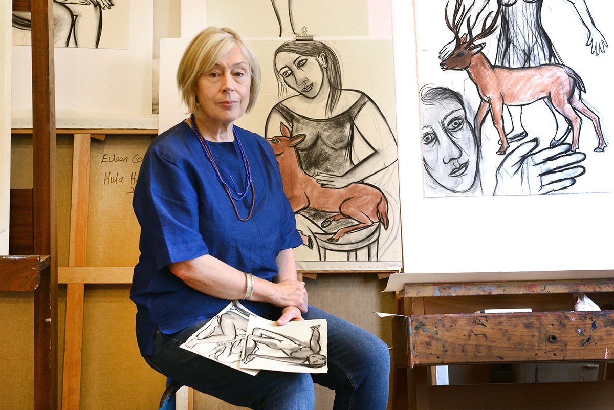 annepurkiss's tweet photo. Congratulations to the #EileenCooper, #painter, on her 70th birthday #OTD. She was the first woman to be elected Keeper of the Royal Academy Schools, London, in 2010.
@royalacademy @Tate @WomenInTheArts @artukdotorg @_Artimage https://t.co/mDLfSbmSCE