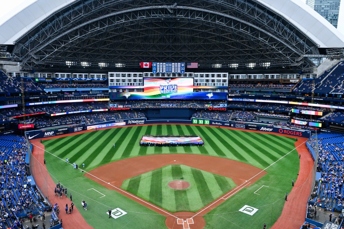 BlueJays's tweet image. #Pride Weekend is officially underway! #NextLevel