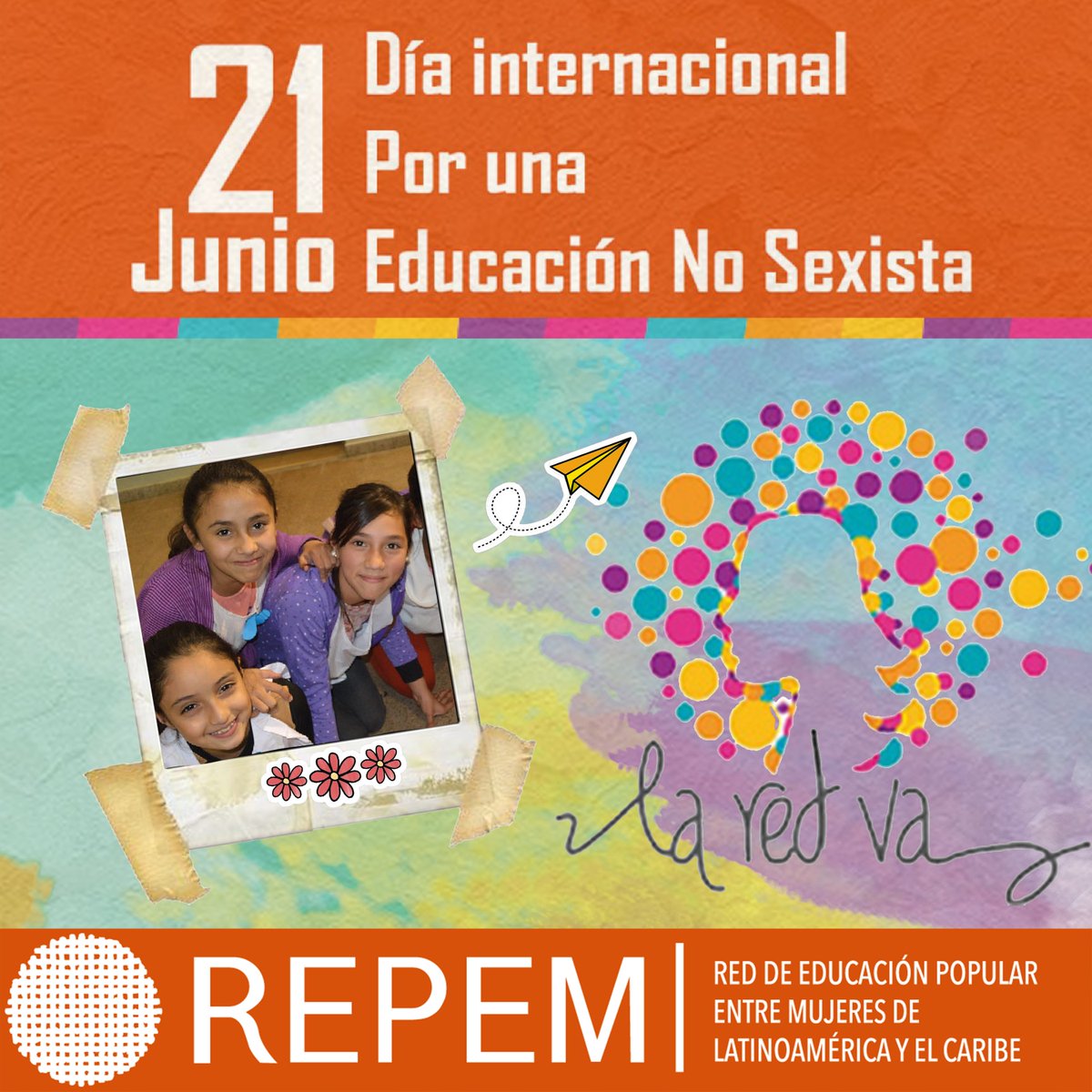 repem_lac's tweet photo. Descubre la Herramienta de Educación No Sexista de la semana: 
En REPEM LAC, queremos que conozcas nuestra publicación. "La Red Va"🌸🎓 ¡Por una Educación No Sexista para construir proyecto de vida! 💪✨
#EducaciónNoSexista #REPEMLAC #LaRedVa #TransformandoLaEducación 🚀💡🌐💌 https://t.co/v5s1uM7ii2