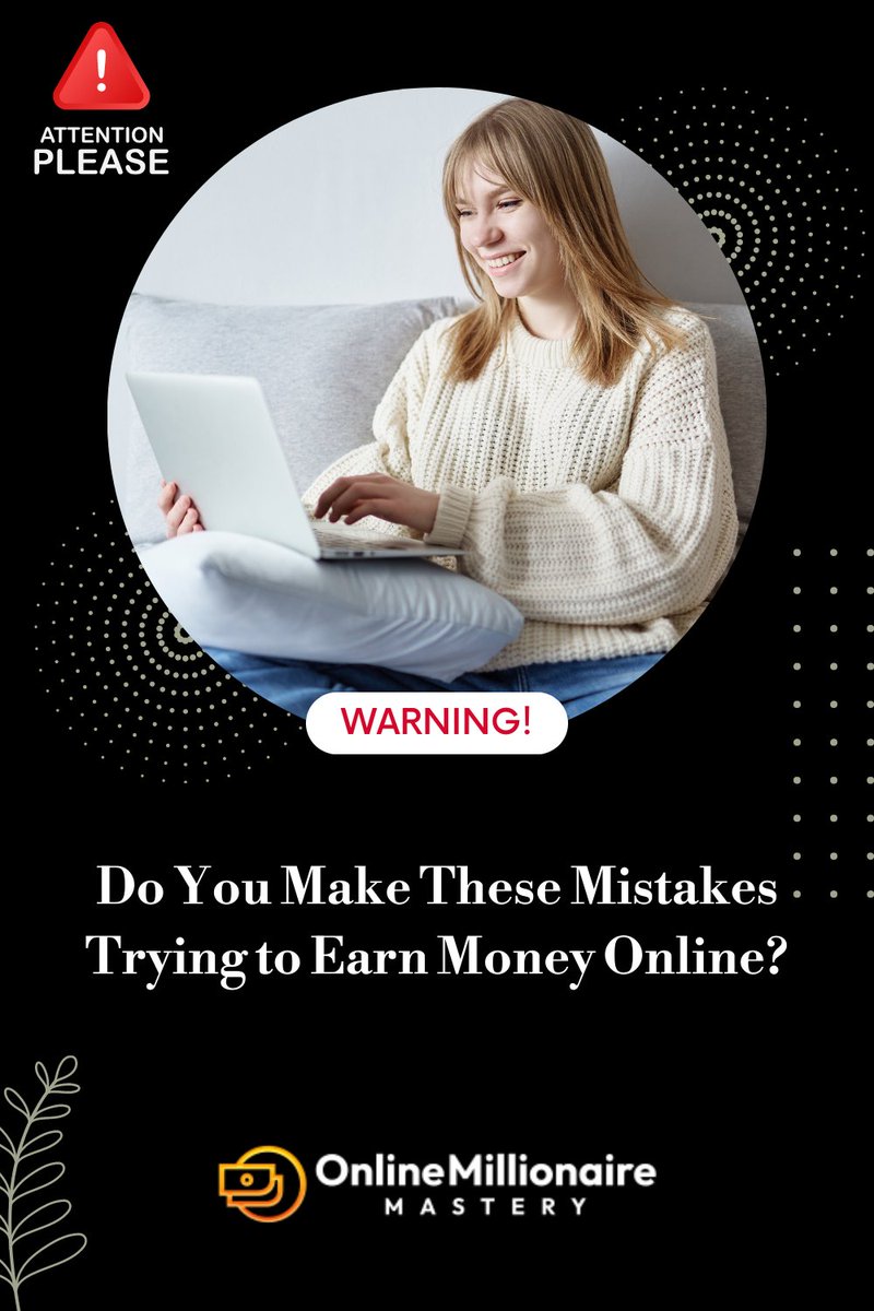 #educacion #makemoneyonline 

Thread: Common Mistakes People Make Trying to Make Money Online💰💻

1/ We've all dreamt of making it big online, 

but let's talk about some common #mistakes people make on this journey

😅 Avoid these pitfalls and increase your chances of success!