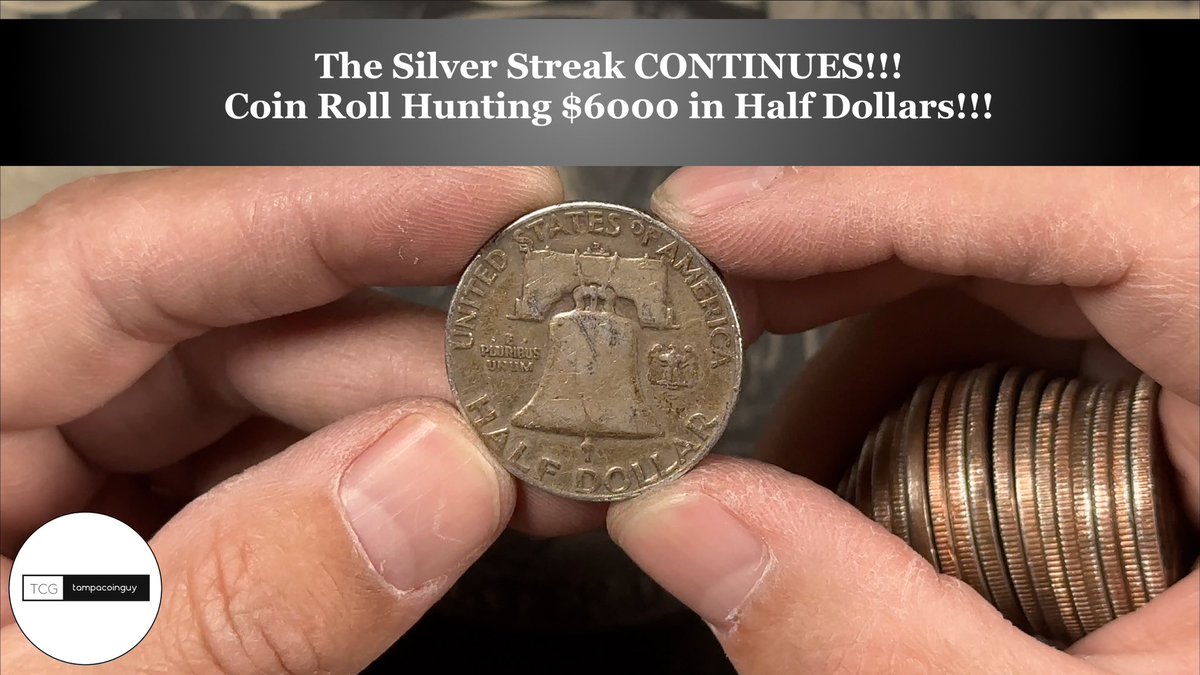 The Silver Streak CONTINUES!!!

youtu.be/pdQzCYYPSjA

#coinrollhunting #halfdollar #halfdollars #coin #coins #coincollecting #coincollection #numismatic #numismatist #numismatics #coinweek #coinlife #silvercoin #coinhunting #silvercoins