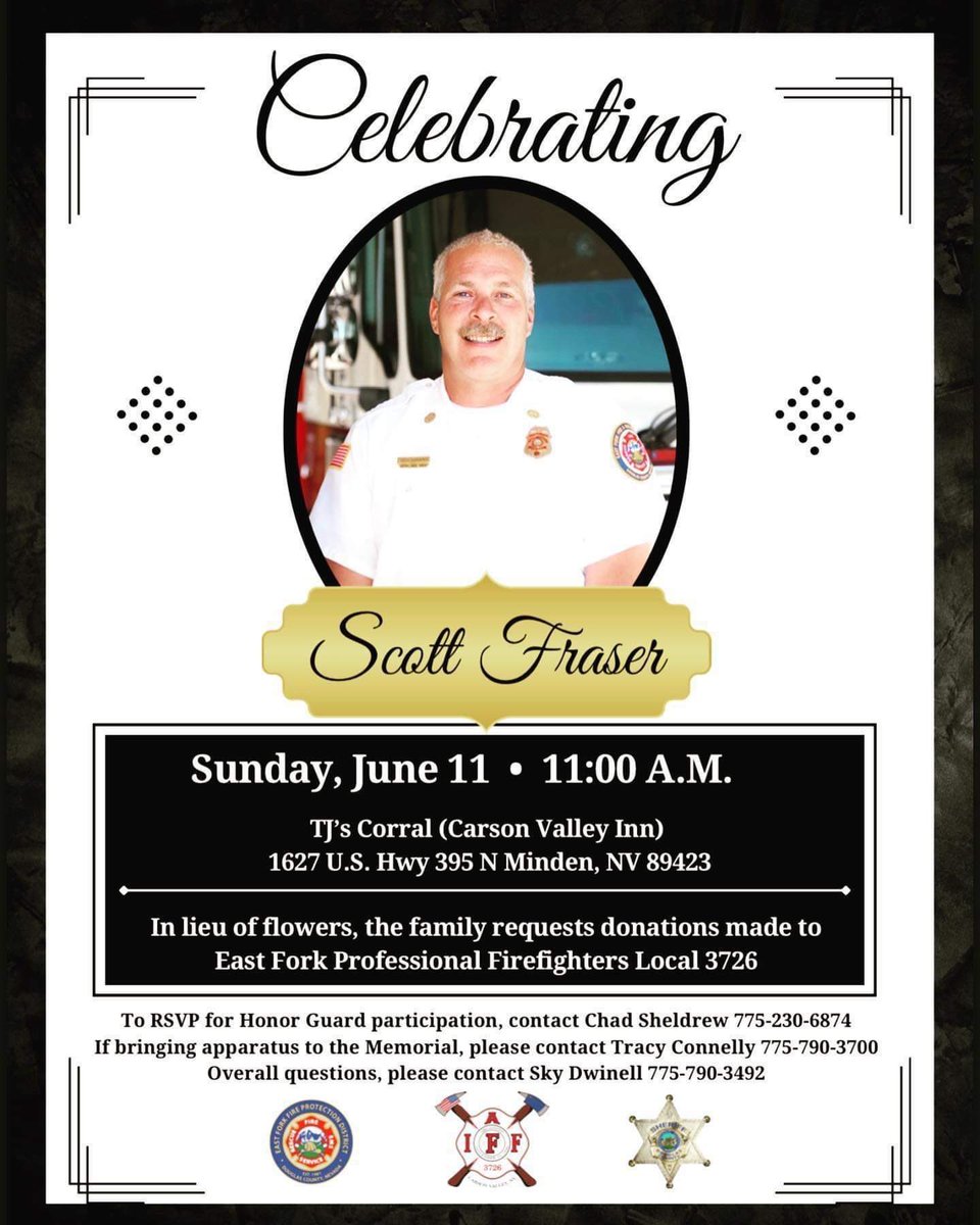 Scott was one of the best people I met in my fire service career. I was very lucky to be his classmate in Maryland. My thoughts are with his family, friends & of course @EFPFirefighters that he was so proud to serve with. The world lost a good man, & we all lost a good friend.