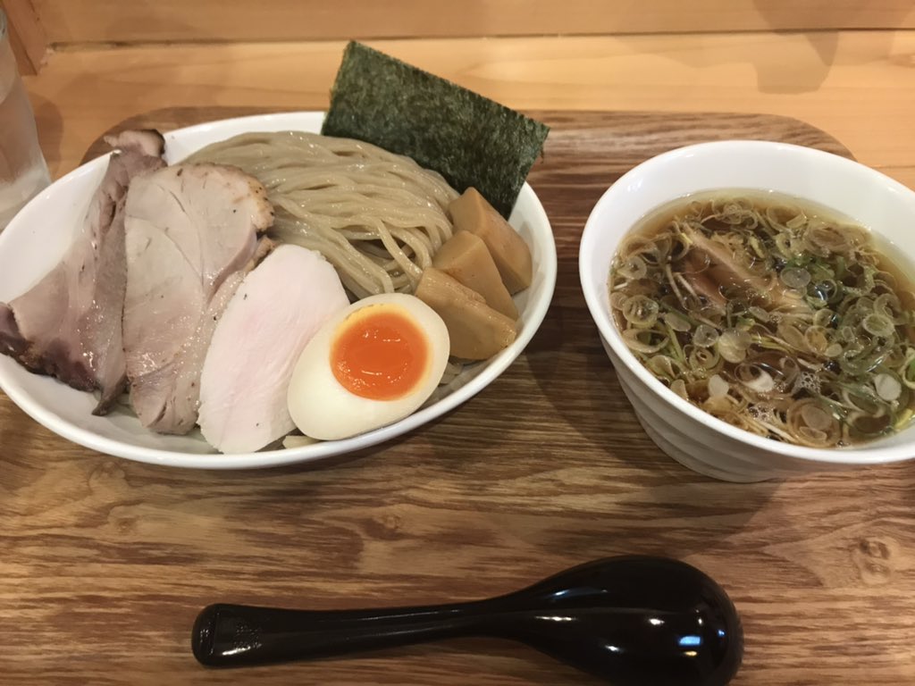 らぁ麺屋　まるわ@日立市日高町
特製つけ麺　大盛り