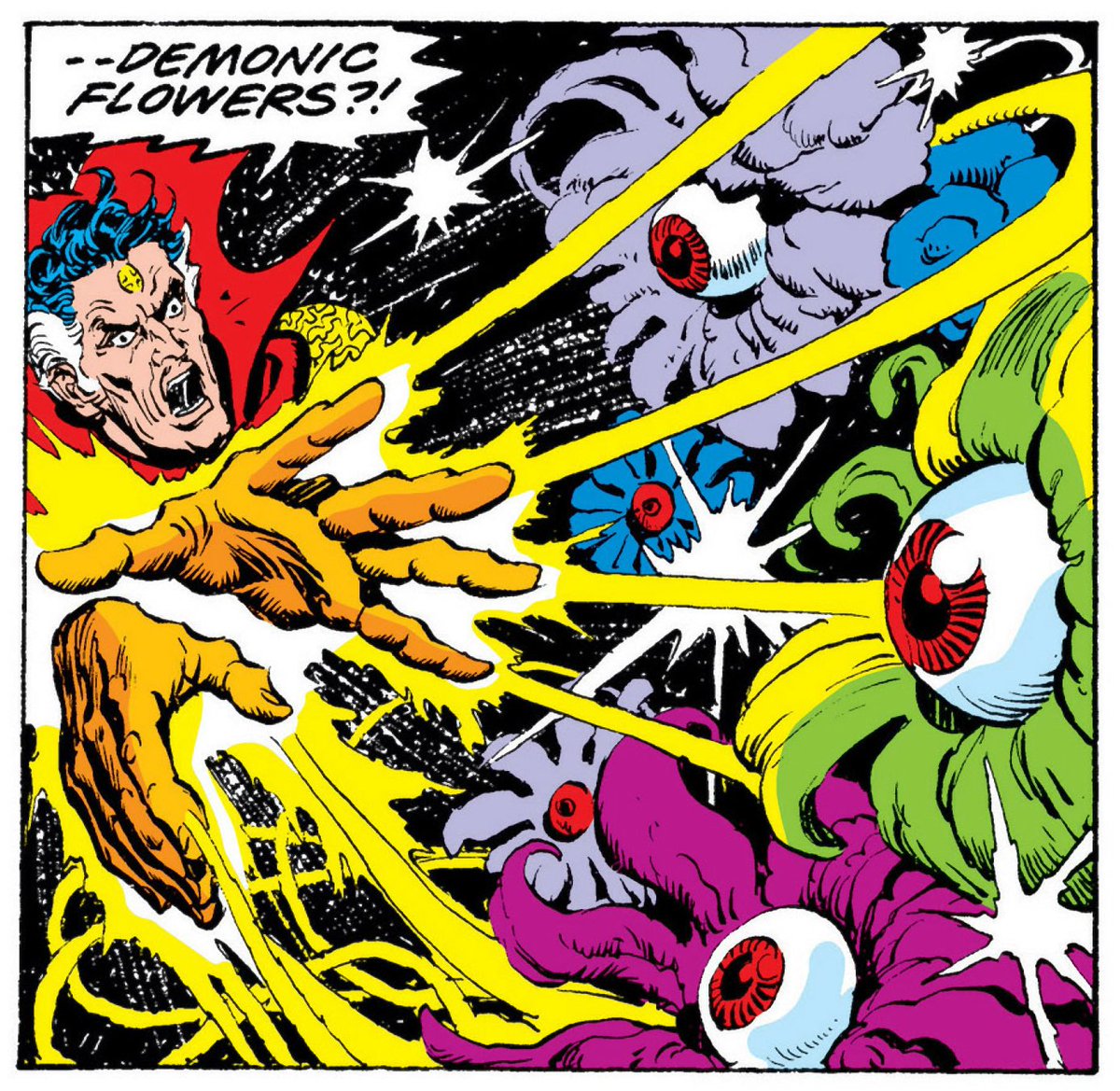 IntoWeird's tweet photo. While pruning the Sanctum Sanctorum’s begonias...
#dailypanelofWEIRD #comics https://t.co/wWXGnESb8z
