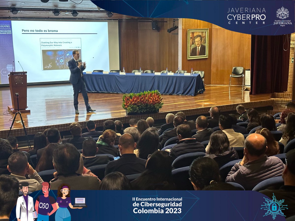 CyberPro_Center's tweet photo. ¡Emocionante lanzamiento de nuestro Cyber-Challenge! 
@Guy_San, Director del @CyberPro_Center, resaltó las vulnerabilidades de las #IA y el crecimiento de datos, revelando desafíos. Daniel Zeldis de @TechnionEdu compartió conocimientos sobre #ransomware y su mitigación.🌐🔓 https://t.co/b7hno3lwIn