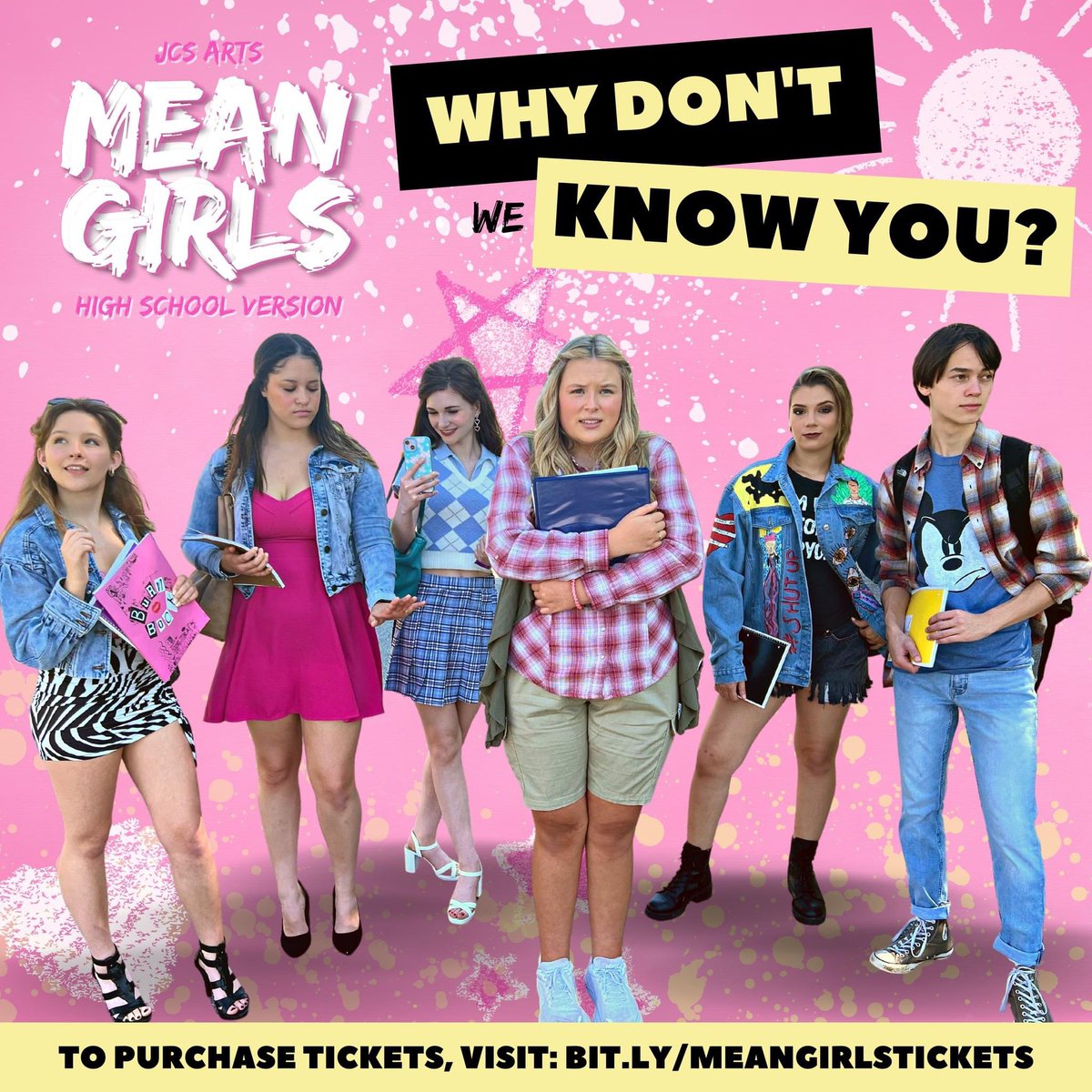 amyslyrics's tweet photo. Wait, why don't we know you? Have you purchased tickets to MEAN GIRLS?
Come get to know us next week as we bring to halls of North Shore High to the West Jessamine High stage! 
Tickets are reserved so be sure to get your preferred seat TODAY! 
To purchase: https://t.co/sJ1XB3qryq https://t.co/N3EZAkQU6T