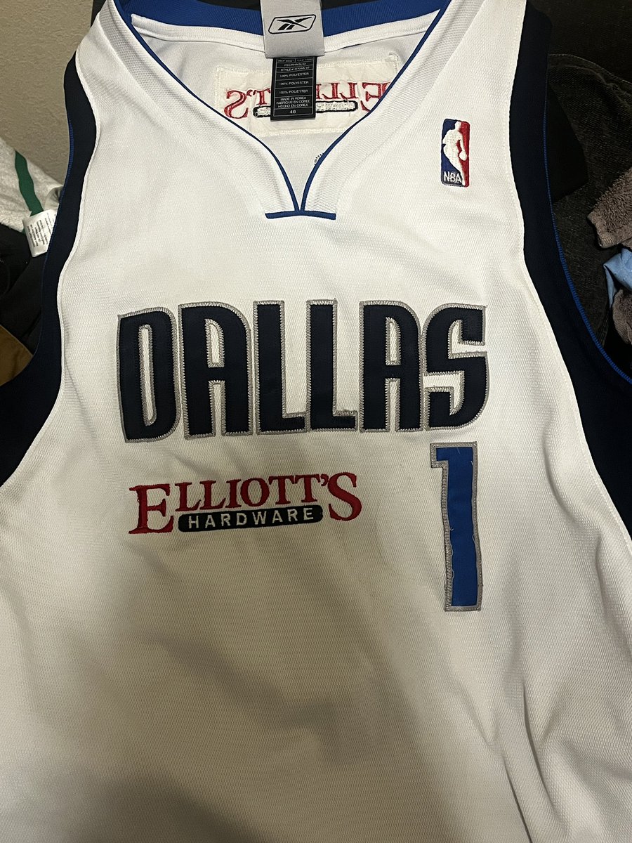 MikeD8717's tweet photo. Saw this bad boy on eBay so jumped at the chance, got a damn good deal for it too @dallasmavs #mavsman #jerseycollection https://t.co/GcU0qtLaFo