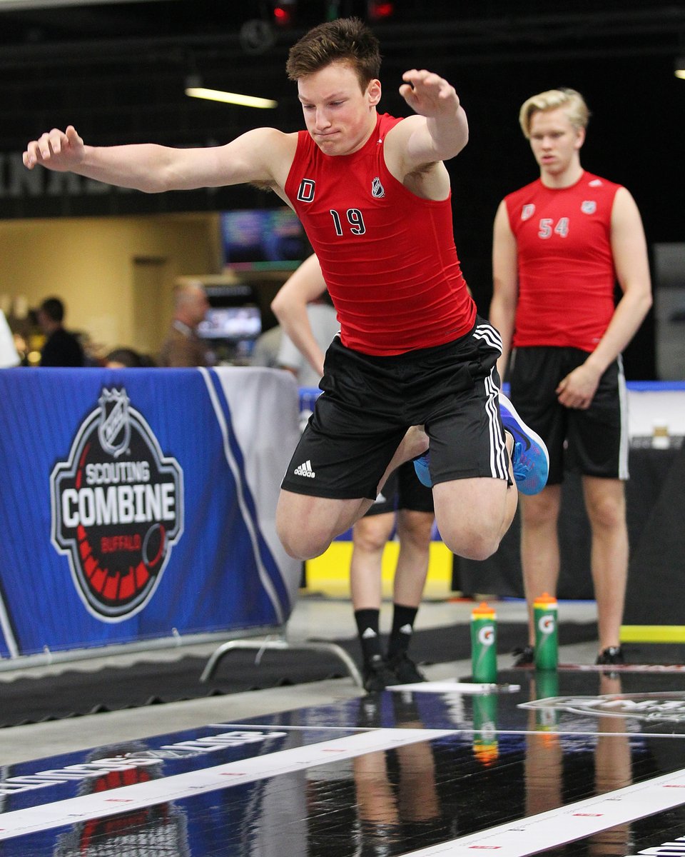 Avalanche's tweet photo. Hitting rewind on the NHL Combine ⏮️

#GoAvsGo https://t.co/bF7jaCF5qn