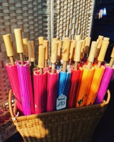 It’s going to be a warm sunny weekend, so we hope you all have a good one. Brighten your day with a pretty parasol for £10. See you on the seafront! #Margate #Britishseaside #VisitThanet #VisitKent #Keepingitreal