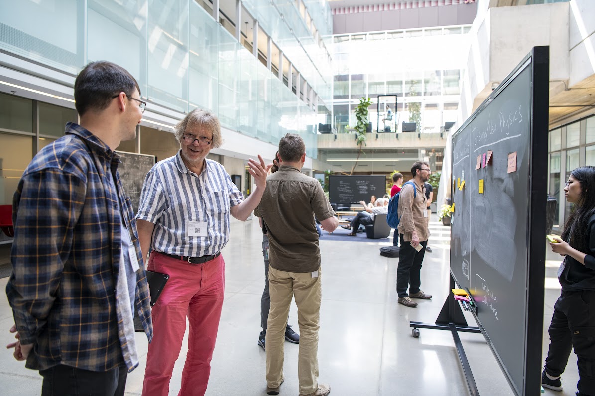 Perimeter's tweet photo. This week was the Quantum Simulators of Fundamental Physics conference at Perimeter, bringing together researchers from quantum technology, atomic physics, and fundamental physics communities.

Learn more about the conference here: https://t.co/j0wObOVcmq https://t.co/8JKkkEmKzT