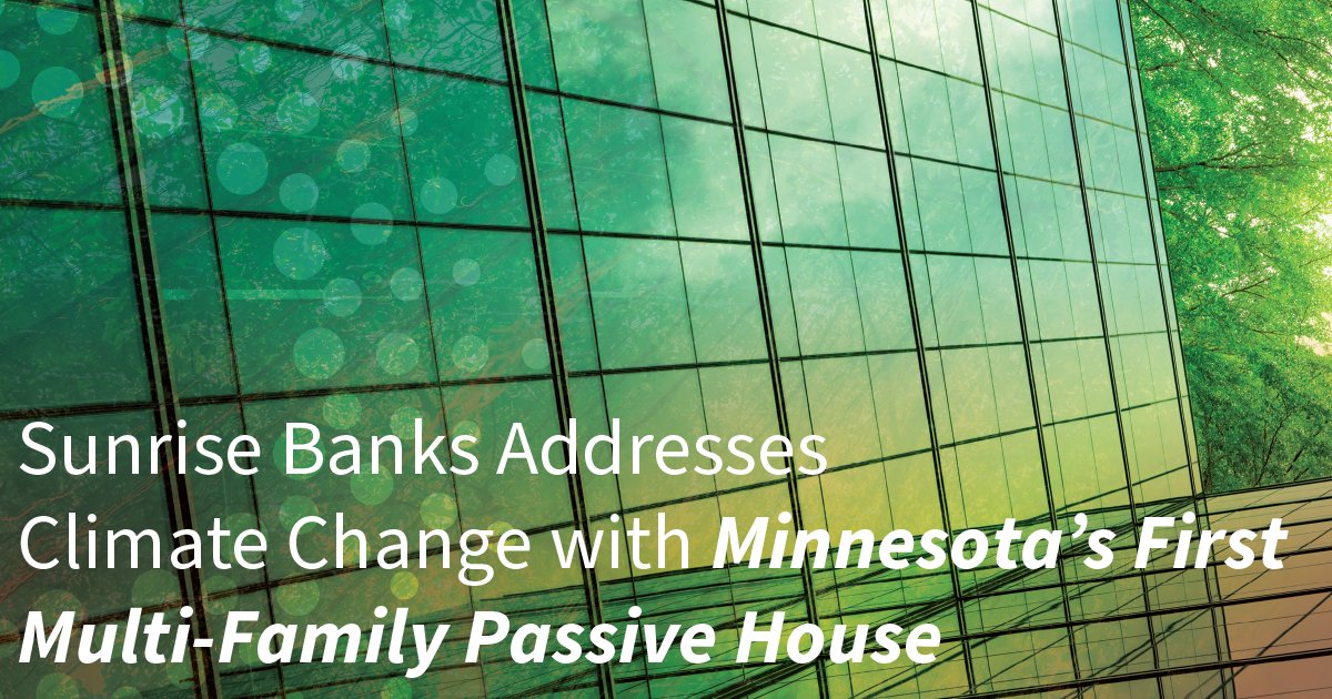 SunriseBanks's tweet photo. We are proud to fund construction of one of Minnesota’s first Passive House certified multi-family buildings. This project is a building with 23 low-carbon footprint apartments in the heart of northeast Minneapolis.

Learn more about the project at https://t.co/eK9PQZSSRP https://t.co/O52OJNpzxf