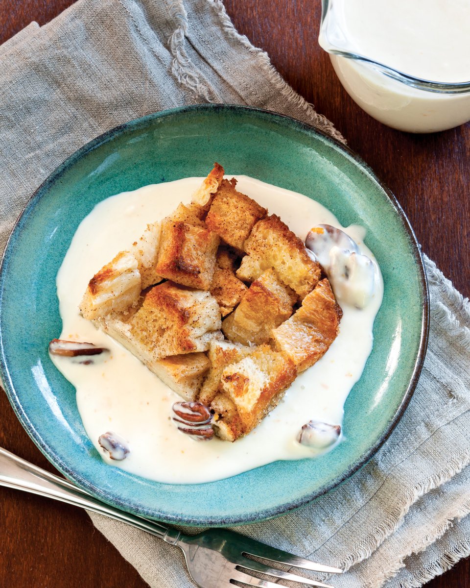 Truly delectable, Acadian Bread Pudding features a roasted pecan rum sauce that makes this dessert irresistible. bit.ly/3oOGD2k

#Acadian #breadpudding #pudding #dessert #sweets #easyrecipe #Louisianacookin