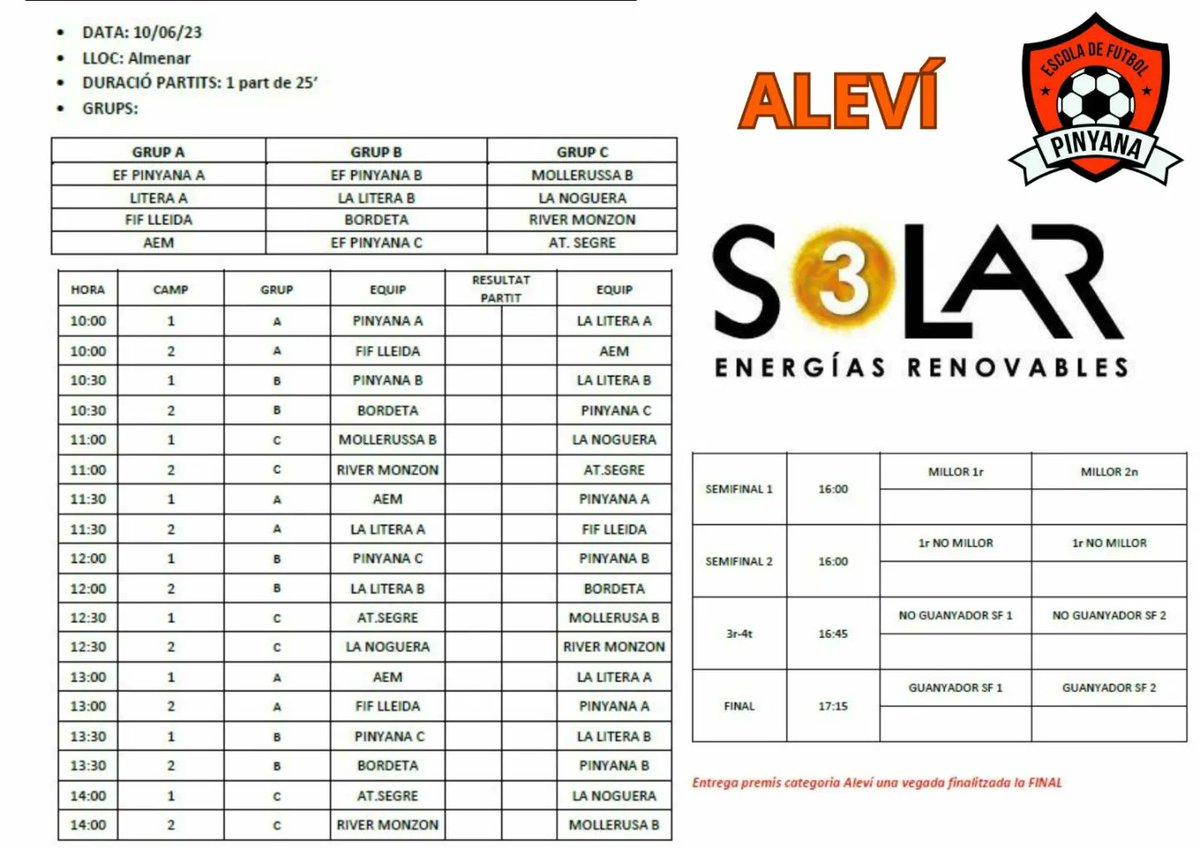 EscolaFutbol Pinyana tweet media