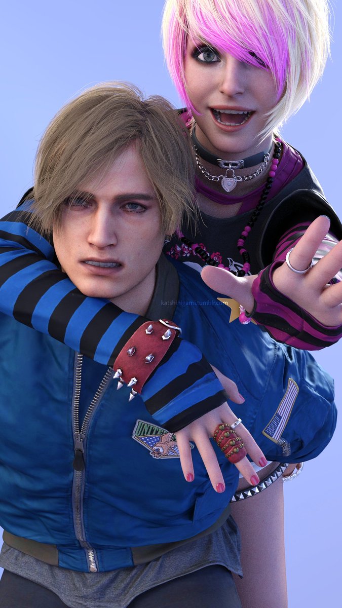 GETMANTLED's tweet photo. These costumes are everything #bestieism
#RE4 #RE4remake #LeonKennedy #AshleyGraham #leshley #kennham #REBHFun #3dart
Models credit: https://t.co/li2iWn298C https://t.co/oxGGsK1uOi