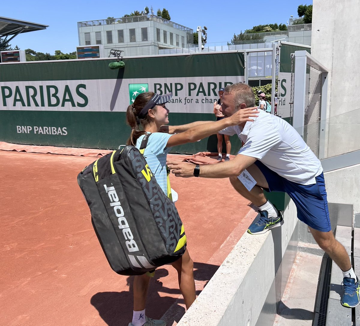 Thanks <a href="/rolandgarros/">Roland-Garros</a> for an amazing week. We leave Paris having played some of the best tennis of the year and a new level of confidence.special thanks to <a href="/ChrissieEvert/">Chris Evert</a> for her support. Her presence and advices are invaluable. #rolandgarros #tennisacademy <a href="/EvertTennis/">Evert Tennis Academy</a> #tennis