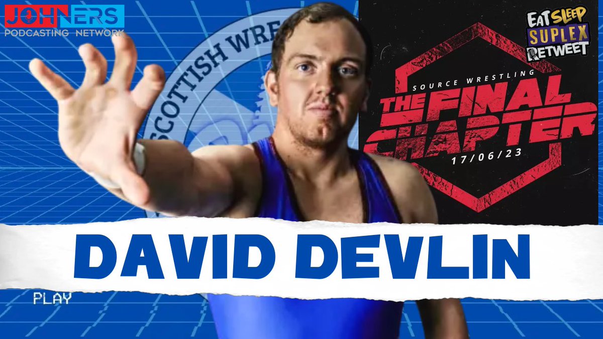 ScotWresNet's tweet photo. SWN Podcast | with @DavidDevlin92 talking his career and the upcoming @sourcewreschool ‘The Final Chapter’.

YouTube https://t.co/FfGA77x027 
Spotify https://t.co/29D6IbQ9jO
Apple Podcasts https://t.co/yeIWWcsvVL https://t.co/GGNw5BxorJ