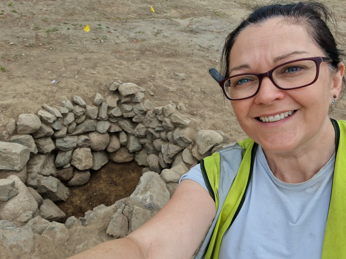 12greengiraffes's tweet photo. How it started and how its going!!! Final reveal next week hopefully with a full drone 3d survey #excavation @IACArchaeology #earlymedieval #cerealdrying #whenwillitrain #diggingdirt https://t.co/3fptnTM1AV