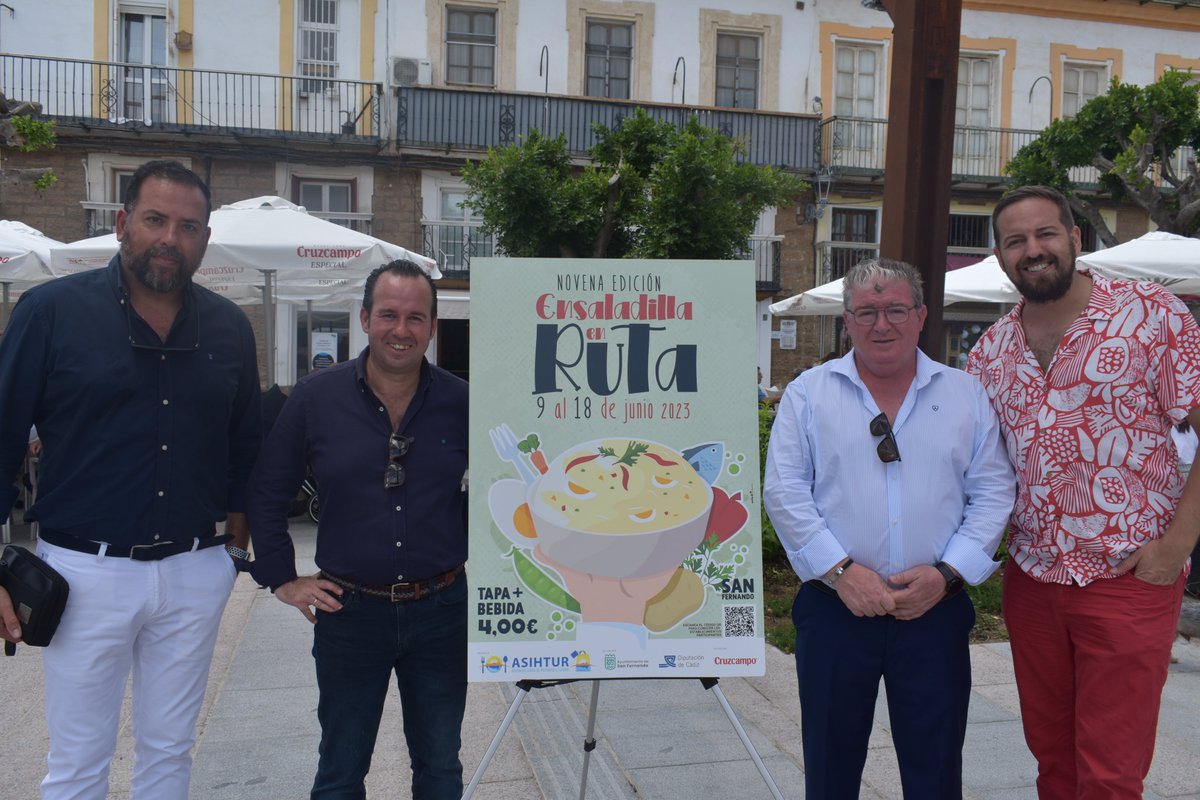 franromero1972's tweet photo. Empieza una nueva edición de Ensaladilla en Ruta de #ASIHTUR ... ¡y van nueve!
✅Hasta el 18 de junio
✅20 establecimientos participantes
✅Gracias ASIHTUR por trabajar duro cada día para hacer más grandes la #hostelería y el #turismo de #SanFernando
#EnsaladillaEnRuta2023 https://t.co/SEgFhEzMBA